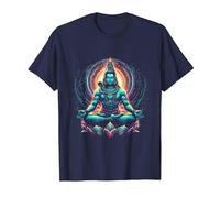 Seigneur Shiva Hindou God Mahadeva Trident Hindouism Devotee T-Shirt, Homme, Bleu Marine, 3XL