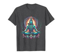 Seigneur Shiva Hindou God Mahadeva Trident Hindouism Devotee T-Shirt, Homme, Chiné Foncé, M