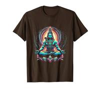 Seigneur Shiva Hindou God Mahadeva Trident Hindouism Devotee T-Shirt, Homme, Marron, 3XL
