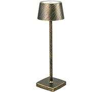 Seihoae Lampe de Table sans fil, Lampe sans fil Rechargeable Dimmable 6000mAh, Lampe Exterieur étanche IP54, pour intérieur extérieur Restaurant Buffet Bar café, Bronze