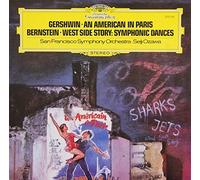 SEIJI OZAWA - gershwin: an american in paris / bernstein: west side story symphonic LP