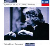 Seiji Ozawa & Saito Kinen Orch - Beethoven: Symphony 4, No. 8, E [Import]