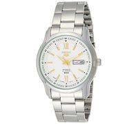 Seiko 5 automatique cadran blanc argent acier inoxydable hommes montre SNKP15K1, bracelet, à la mode, à la mode., à la mode., à la mode., à la mode., à la mode., à la mode., à la mode, tendance.