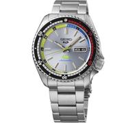 Seiko 5 Montre sport avec cadran argenté pour homme SRPL33K1, Multicolore