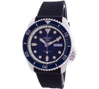 Seiko 5 Sport Suits Style Silicone Bleu Cadran SRPD71K2 Montre Pour Des Hommes