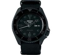 SEIKO 5 Sports Montre Automatique Street pour Homme, Schwarz, Sangles