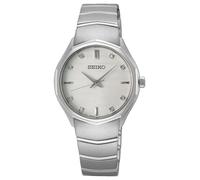 Seiko Caprice Diamant (30 Mm) Cadran Blanc / Bracelet En Acier SUR615P1 Montre