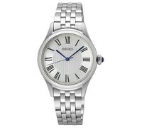 Seiko Caprice Quartz (29,6 Mm) Cadran Blanc / Bracelet En Acier SUR609P1 Montre