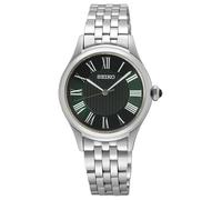 Seiko Caprice Quartz (29,6 Mm) Cadran Vert Foncé / Bracelet En Acier SUR611P1