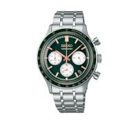 Seiko Watches – Chronographe de sport pour homme 38 mm, vert moderne