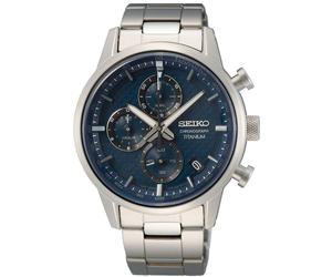 Seiko Chronograph Titanium SSB387P1 - Homme - 42 mm - Analogique - Quartz - Verre minéral Hardlex