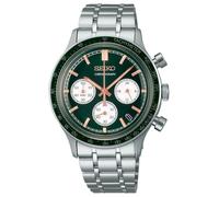 Seiko Montre chronographe sport pour homme 38 mm, Vert profond, Sports