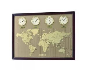 Seiko Clocks Horloge Murale QXA722B - Unisex - Quartz - Aluminium