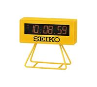 Seiko Réveil numérique QHL062Y – Chronomètre – Jaune