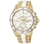 Seiko Femme Chronographe Quartz Montre avec Bracelet en Acier Inoxydable SNDX02P1