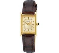 Seiko Femmes Analogique Quartz Montre avec Bracelet en Cuir SWR066P1