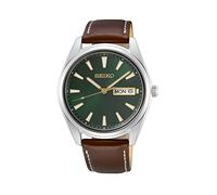 Seiko Homme Analogue Quartz Montre avec Bracelet en Cuir SUR449P1