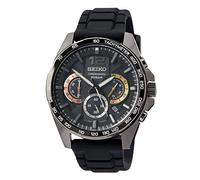 Seiko Hommes Analogique Quartz Montre avec Bracelet en Silicone SSB349P1