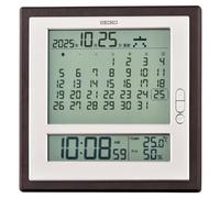 Seiko Horloge Murale Marron/Blanc