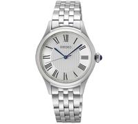 Seiko Montre analogique à quartz classique pour femme SUR609P1, Argenté.