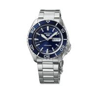 Montre Seiko 5 Cadran Bleu Automatique Sport Bracelet Acier SRPK97K1 pour Homme
