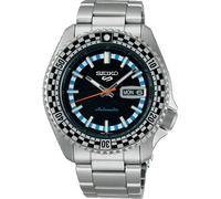 Seiko Montre 5 Sports SRPK67K1 Argent Analogique Homme Checker Flag Édition Spéciale