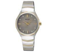 Seiko Montre Caprice Diamant (30 Mm) Cadran Gris / Bracelet En Acier SUR616P1