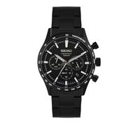 Seiko Montre chronographe à Quartz Noire pour Homme SSB415P1