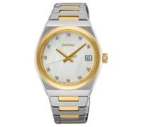 Seiko Montre Essential Time Diamond (34 Mm) Avec Cadran En Nacre Et SUR604P1