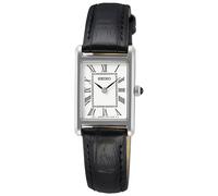 Seiko Montre Femme Avec Bracelet En Cuir Noir SWR053P1