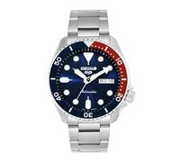 Montre - SEIKO - 5 Sport Automatique - Acier Inoxydable - Lunette Bleue et Rouge - Etanche 10 ATM