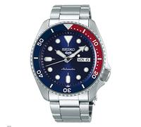 Montre - SEIKO - 5 Sport Automatique - Acier Inoxydable - Lunette Bleue et Rouge - Etanche 10 ATM