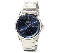Seiko Montre solaire homme acier inoxydable bracelet métal SNE525P1