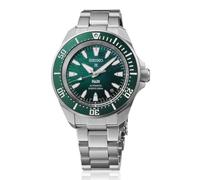 Seiko Prospex Samurai PADI, Montre de plongée automatique, 200 m, cadran vert, boîtier rond en acier