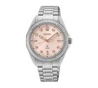 Seiko Prospex Sea, Montre pour homme, cadran rose, boîtier rond, bracelet en acier