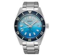 Seiko Prospex Zacinto 1965 62 Mas Automatic Watch Limited Edition SPB473J1 steel turquoise background