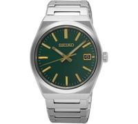 Seiko Montre homme SUR601P1 – Cadran vert – Quartz – Bracelet acier inoxydable