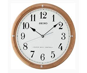 Seiko QXR208Z Unisex Horloge en Bois Blanc