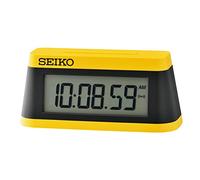 Seiko Réveil LCD Jaune/Noir Rectangulaire