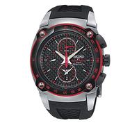 Seiko - SNAC03P1 - Montre Homme - Quartz - Analogique - Bracelet Caoutchouc noir