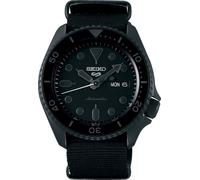 Seiko SRPD79K1 5 Sports automatique montre noire bracelet en nylon Street Style Montre homme