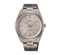 Seiko SUR377P1 Montre analogique à Quartz pour Homme, Silber & Grau, Quartz