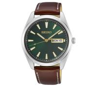 Seiko Homme Analogue Quartz Montre avec Bracelet en Cuir SUR449P1