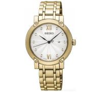 Seiko - SUT162P1 - Solar - Montre Femme - Automatique Analogique - Cadran Blanc - Bracelet Acier Bicolore