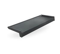 Seiletech.de Appui de fenêtre en aluminium | 120 cm | Anthracite | Profondeur : 25 cm | Résistant aux intempéries | Avec couvercle en aluminium | rebord | Extérieur