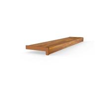 Seiletech.de Appui de fenêtre en PVC | 20 cm x 190 cm | Chêne doré | rebord | Pour l'intérieur | rebord | Intérieur | Vendu au mètre | Salon | Décoration | Plastique