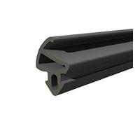 Seiletech.de Joint de fenêtre - S-1150 - 10 m - En PVC - Noir - Joint profilé pour boudin de porte - Joint d'étanchéité en caoutchouc pour fenêtre en plastique
