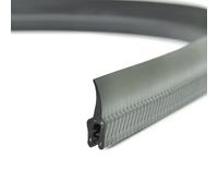Seiletech.de Joint de porte de 10 m - Profilé de protection universel T 45 avec joint supérieur en caoutchouc mousse EPDM - Profilé de monture avec insert en acier de 4 à 6 mm - Joint de voiture,