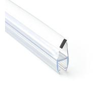 Seiletech.de Joint magnétique UM02 | 2 x 2 m | Joint pour porte en verre de 6 mm, 7 mm, 8 mm, transparent, profilé hydrofuge, joint de douche, paroi de douche, avec lèvre en caoutchouc, protection