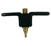 Seilflechter - Adaptateur de Valve pour Pare-battages, Compatible avec Pompe à vélo, Pompe Auto et Pompe pour Pare-battage, gonflage, dégonflage & Remplacement de Valve